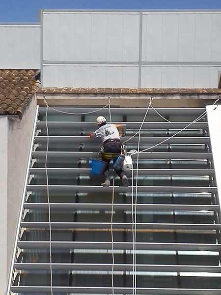 limpieza edificio en altura