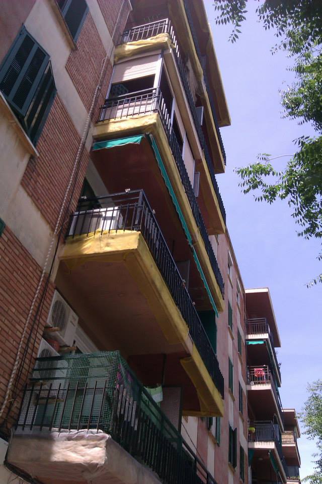 desprendimientos edificios