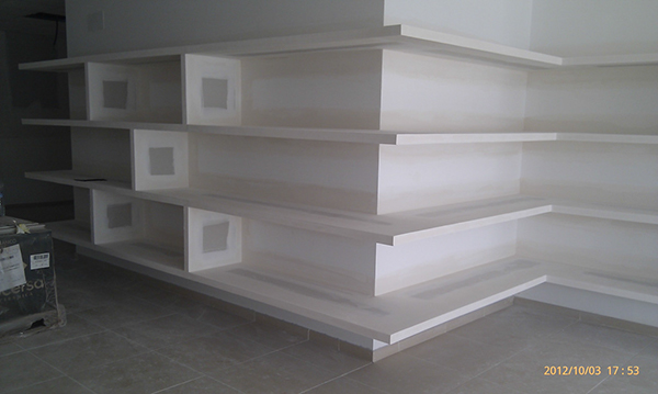 estanterias pladur decoracion